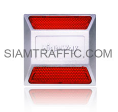 หมุดติดถนนสะท้อนแสง Highway สีแดง 2 หน้า